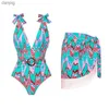 Women's Swimwear One Piece Swimsuit Bow Tie Shoulder Strap Swimwear Women Tassel Skirt Beachwear Luxury Bathing Suit 2024 New Beach Wear Vacation Y240402