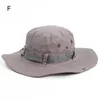 Berets Men Women Camping Jungle Hat wandelende heren emmer hoeden Zonneviskap Militaire boonie