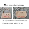 Opvouwbare Dumpling Bun Bag Frans ontwerp Lc waterdichte nylon draagtas met klassieke kleurblokkering voor winkelen en reizen voor dames