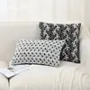 Pillow Black Minimalist Sofa Pillowcase Cover Inset Style Sample Room Living Bedside Soft Bed Upper Waist