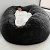 Pokrywa krzesła 1PC Sofa Bean Cover (bez wypełniacza) Pluszowa sypialnia