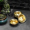 Ciotole 7 pezzi di rame che offrono ciotola set d'acqua di culto tibetano tazza di forniture sacre alar per meditazione yoga
