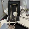 Mode långa pärlhalsband designer smycken halsband för kvinnor fest bröllopälskare mors dag gåva