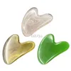 Masaż kamienie skały 1pc Stone Gua Sha Sha desca do twarzy Rose kwarcowy płyt jadeiła narzędzia do masażera narzędzia do twarzy szyi tylne ciało c8t4 2445