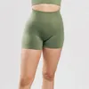 Aktive Shorts nahtlose hohe Taille für Frauen atmungsaktive Leggins sexy Scrunch Bum Strumpfhosen Fitnessfitness Radsport Biker Sport