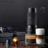 Coffee Makers 12V portable mini intelligent capsule outdoor camping pod handheld coffee machine Y240403