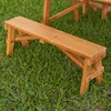 Мебель для лагеря KidKraft, деревянный стол для пикника на открытом воздухе с тремя скамейками, патио, янтарь, для детей от 3 лет