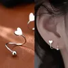 Stud Earrings 2 Pieces Stainless Steel Piercing Screw Ball Star Ear Bone Rotating Line Wave Mini Studs Women Unusual Adjustable