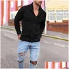 Mens Sweaters Sweater Cardigan Autumn And Winter Solid Color Button Europe The United States Casual Large Size Drop Delivery Apparel C Ot2Sr
