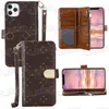 Luxury Flip Pu Leather Cell Phone Cases Kreditkortsplatser Stativ Holder Mobilomslag för iPhone 15 14 13 12 11 Pro Max Plus XS XR 7 8 Plus Samsung S22 S23 Plus S22U S23U