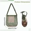Storage Bags Mushroom Bag Foraging Breathable Mesh Large Harvesting With Extra Pocket Multipurpose Collecting Backpack