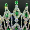 Clipes de cabelo Tiaras coroas de strô diadema para bandanas da noiva real acessórios de casamento