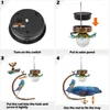 Altri alimentatori di rifornimenti per uccelli per gli uccelli alimentatore in metallo esterno uccelli solare utensile per alimentazione patio cortile albero