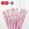 Pencils 12pcs/box Melody Triangle Writing Pencil Set Cute Student Pencils Creative Writing Pencils School Supplies Wholesale