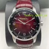 AP Diving Wrist Watch Code 11.59 Série 15210BC Platinum Smoked Wine Red Mens Fashion Business Casual Business Transparent Watch Mechanical