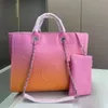 10A Dream Gradient Beach Bag Women Borse Bags Designer Luxury Borse Women Borse Borsa per la spesa di grande capacità Fashi