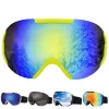 Goggles JSJM Aldult dubbla lager Antifog Ski Goggles Snow Snowboard Glasögon Snöskoter Eginerglasögon Utomhus Sports Motorcykel Ski Goggles