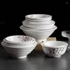 Bowls Melamine Imitation Porcelain Noodle Bowl Restaurant Shop Plastic Lamian Noodles