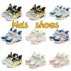 Chaussures Kids Casual Sneakers Filles Boys Enfants tendance Sky Blue Blue Rose Blanc Chaussures Tailles 27-38 P1KO #