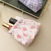 Opbergtassen schattige bloem mini draagbare cosmetische tas reis lippenstiftpakket Koreaanse stijl