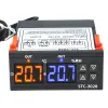 STC-3028 STC 1000 Termostato digital LED para incubador Controlador de temperatura Termoregultulator Aquecimento de relé de resfriamento 12V 24V 220V