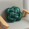 Bola de sofá decorativa de nudo de almohada Piso de tiro súper suave Vibrete de color vibrante para un