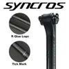 SYNCROS full carbon fiber seatpost half matte gloss mountain bikeroad bike light 272308316mm 240325