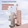 Power Power Banks сотовой связи 2024 Новая версия Pocket Capsule Power Bank 10000 MAH держатель мобильного телефона мини -портативный мощный банк может быть доставлен на самолете 2443