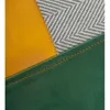 Kudde Yellow Green Pillows Pu Patchwork Case 45x45 30x50 Modernt dekorativt täckning för soffa lyxiga hemdekorationer