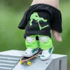 Scooter de dedo com calça sapatos de camisetas mini skate skate thall brinys favor da festa para treinamento de dedo presente de aniversário