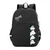 Schooltassen Midden voor meisjes schattige cartoon kitten print trend student rugzak nylon campus casual bagpack vrouwen