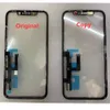 5pcs 3 в 1 Протестированное оригинальное AAA ЖК -диспетчер Higt Digitizer Glass с рамой + клей OCA для замены экрана iPhone XR 11