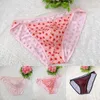 Underpants Men Sexy Ice Silk Underwear Printed Bulge Pouch Briefs Seemless Breathable Sissy Panties Bikini Lingerie Soft M-2XL