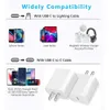 携帯電話充電器2-PCS 20W USB C-Type Wall Charger PD Power Adapter for 15/14 Drop Delivery Phones Accessories OTTBV