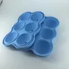 5 Colors 6 Holes 4.5cm Diameter Food Grade Soft Silicone Eco-Friendly Useful Homemade Ice Cube Tray Ball Maker Mold Cute Simple