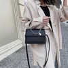 Shoulder Bags Lizzytsu Flap PU Women Crossbody Bag With Chain Elegant Vintage Party Handbags Korean Casual Streetwear Message