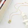 Halsketten S'steel Halsketten reiner Plata 925 Italien Sterling Silber Schmuck für Frauen Designer koreanischer Gold Anhänger Kette Halskette Schmuck Schmuck