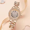 Shengke Iced Out Luxury Watch Femmes Wristwatch Lady Wrist Watch pour les femmes Iced Out Ladies Watch with Diamonds