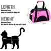 Dog Apparel Pet Bag Wear-Resistant Cat Backpack Portable Crossbody Breathable Plastic Mesh