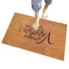 Mattor Nonslip Valentine Doormat Anti-Slip Welcome Mats Dust Removal Holiday Washable Door Mattor för kök Badrum Front Doo