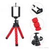 Mobiele telefoon Montage Autohouder Stand Flexibel Octopus Tripod Bracket Monopod Verstelbare schuimondersteuning voor Smart Phone Camera Universal MQ200