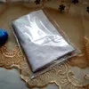 Förvaringspåsar skjutreglage Top Lock Clear Frosted PVC Bag för kläder 20 30 cm plast 100 -stycken mycket