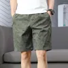 Short masculin Modèles de travail en coton Summer desserre une section mince sportive droite cinq pantalons de loisirs