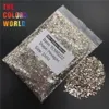 TCM0222 Platinum Color Metallic Luster Hexagon Shape Nail Nail Nail Art Decoration Makeup Body Glitter Henna Handwork DIY 240401