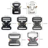 Black Metal Strap Buckles For Webbing DIY Bag Luggage Clothes Accessories Clip Buckles 32mm 38mm 45mm 48mm DIY Belt Accessories