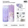 Väskor NBX Kawaii Unicorn Pencil Cases Big Calculator Pencil Case School Supplies Electronic Locks Pencil Box Cute Stationery Pen Case