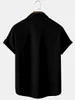 Camisa criativa de alta qualidade da xadrez preto e branco de alta qualidade