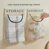 Förvaringspåsar mesh livsmedelsväska hållare net hänga stans gratis dispenser för vardagsrum kök badrum