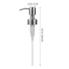 Liquid Soap Dispenser 2 Pcs Nozzle Sprinkler Travel Hand Foaming Stainless Steel Bottle Pump Head