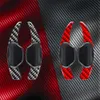 For Cadillac XTS 14-19 Red/Forged/Black Carbon Fiber+ABS Car Styling Steering Wheel Center Control Modified Accessories Shift Paddle